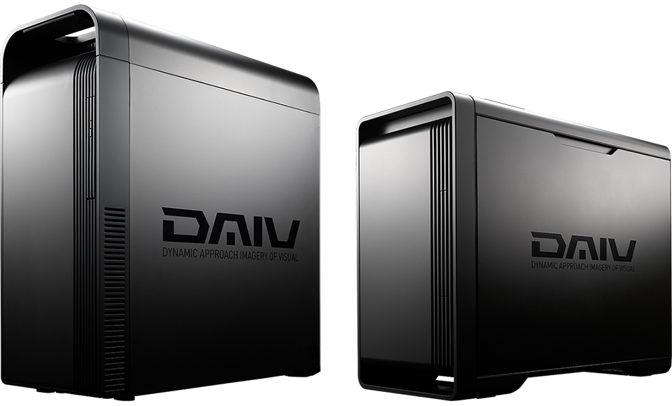 高性能GPUで作業がはかどるNVIDIA Studio認定のクリエイターPC「DAIV