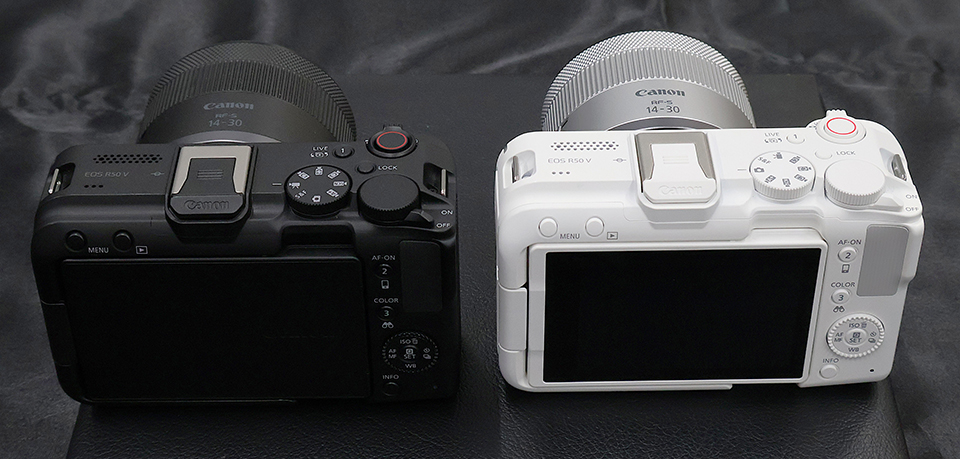 キヤノンのミラーレスカメラ「EOS R50 V」にホワイトモデルが新登場