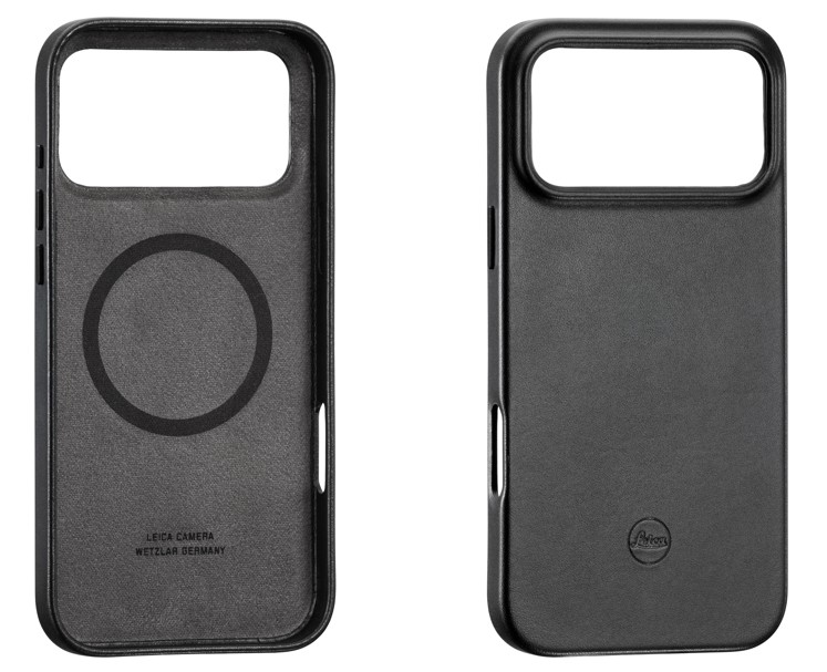 ライカのプレミアムiPhoneケースが登場！ 上質なブラックレザー製の