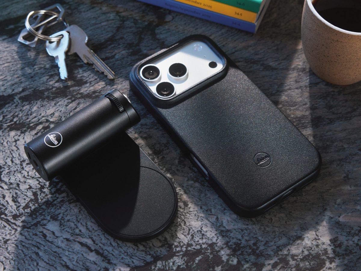 ライカのプレミアムiPhoneケースが登場！ 上質なブラックレザー製の