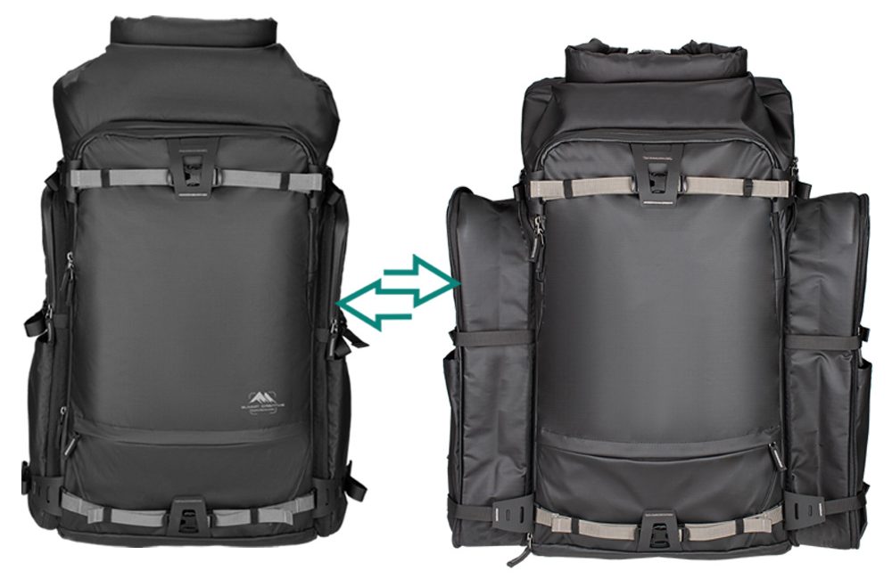 大容量70Lが登場！ 1200mm超望遠レンズも入るロールトップバックパック