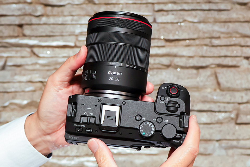 F4通しのパワーズームレンズ「キヤノン RF20-50mm F4 L IS USM PZ」を