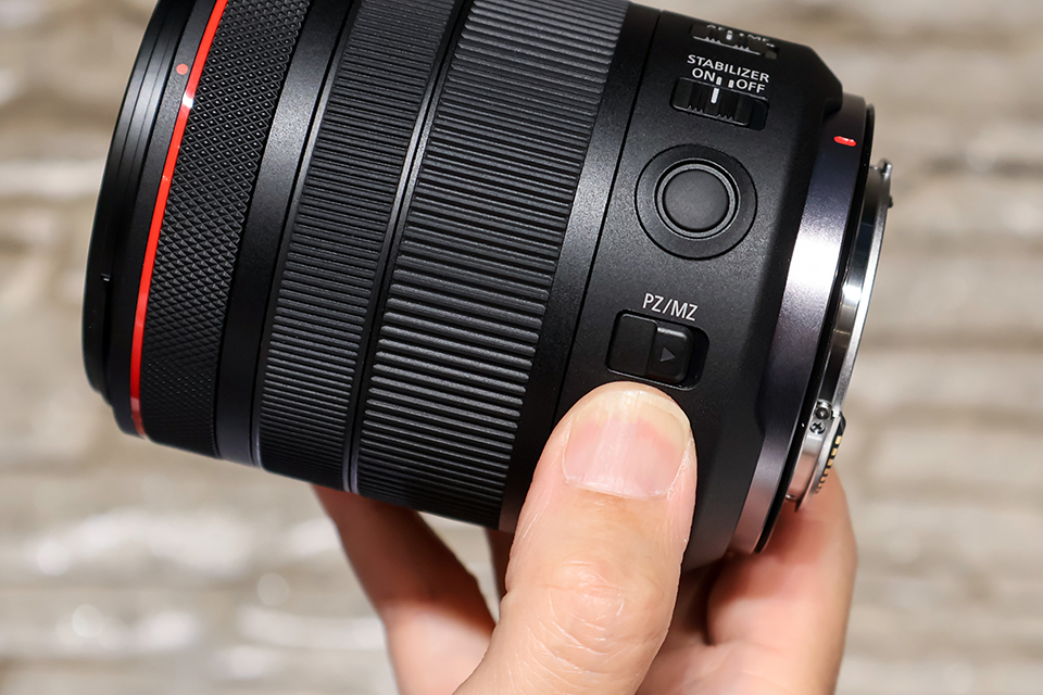 F4通しのパワーズームレンズ「キヤノン RF20-50mm F4 L IS USM PZ」を