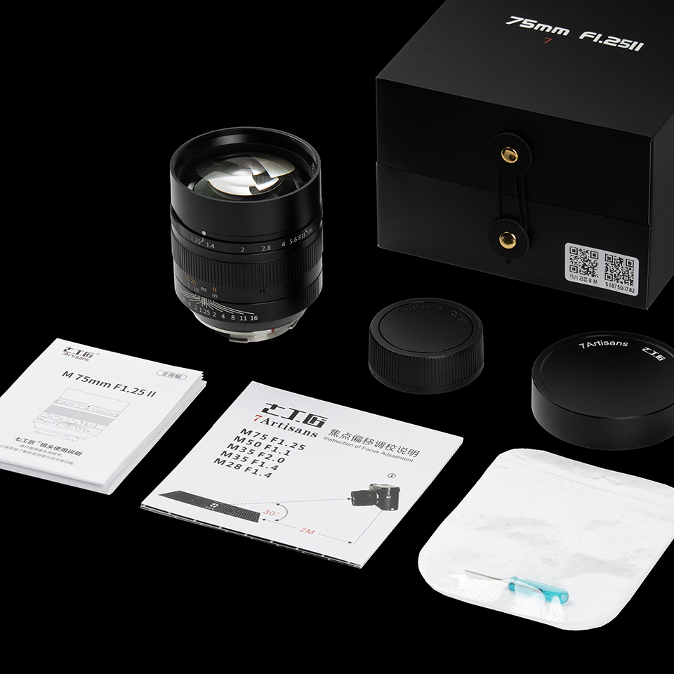 7Artisans 75mm F1.25 II