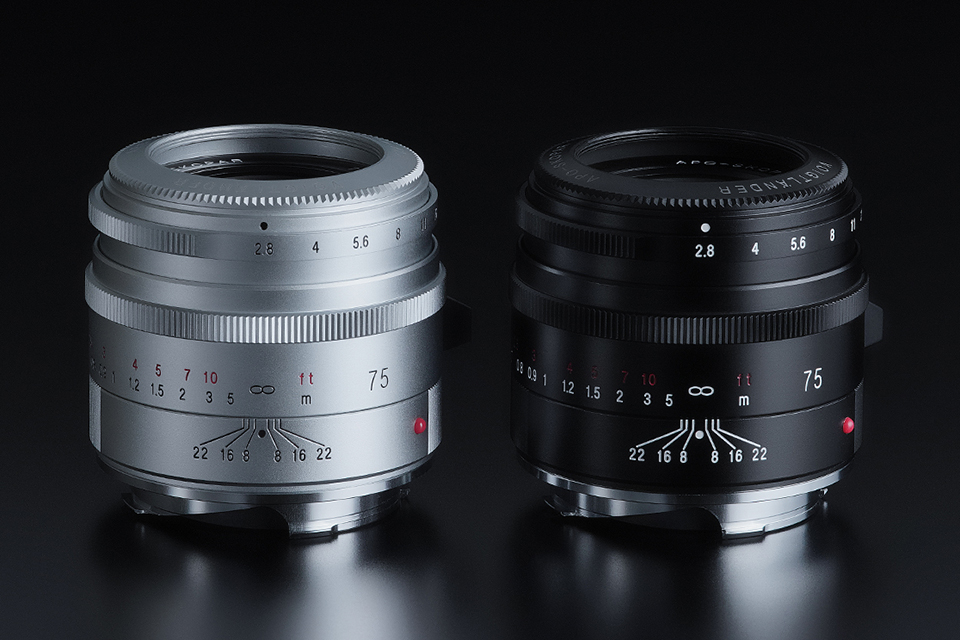 標準レンズ並みのコンパクトな中望遠レンズ「APO-SKOPAR 75mm F2.8 VM