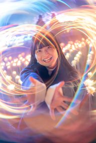 フィルターを使った写真コンテストの優秀作品が並ぶ「Kenko Filters