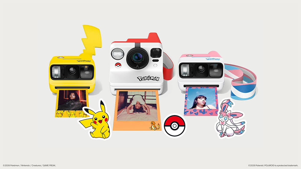 ピカチュウのしっぽ付きカメラも！ ポケモンとポラロイドの限定コラボ