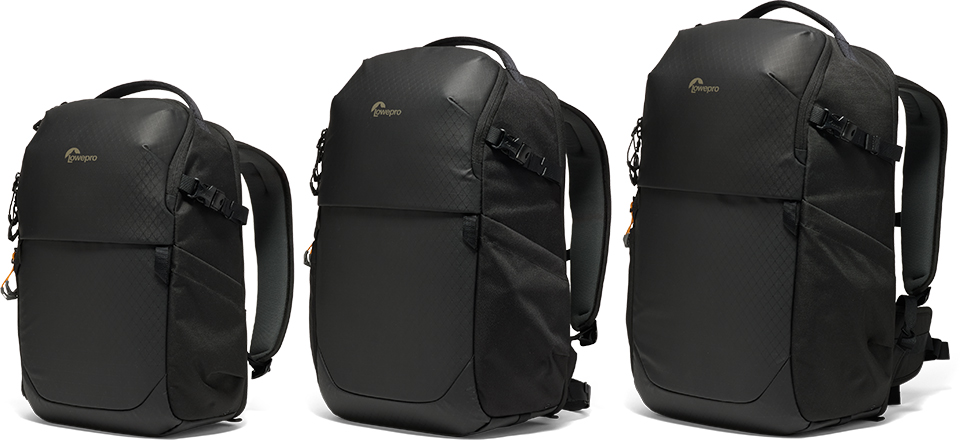 背面全開、サイドからも出し入れできる上下2段のバックパック「Lowepro