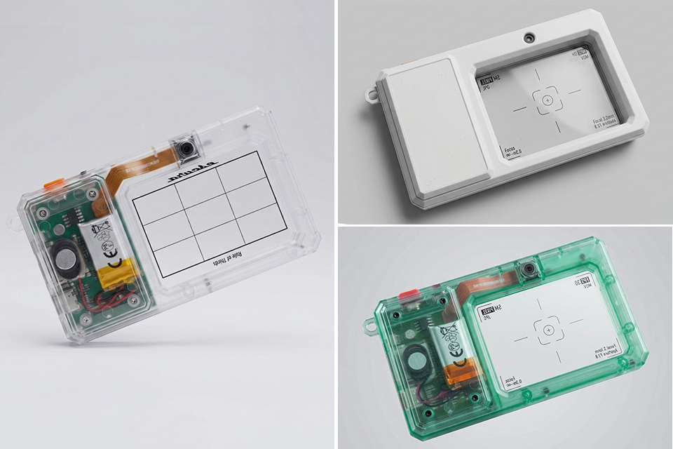 素通しファインダーを搭載したユニークな超薄型カメラ「InstantSnap