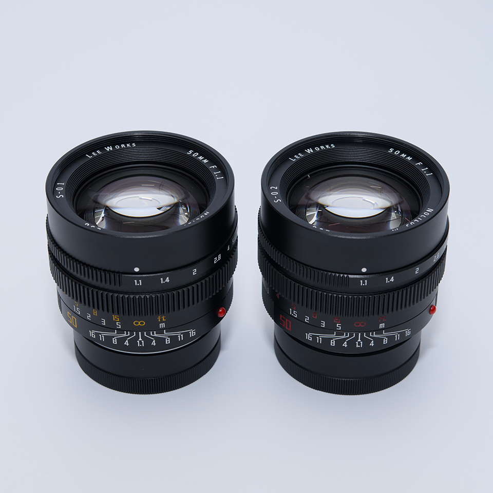 Lee Works NOCTLUS-M 50mm F1.1 ブラック (RED / ORANGE)