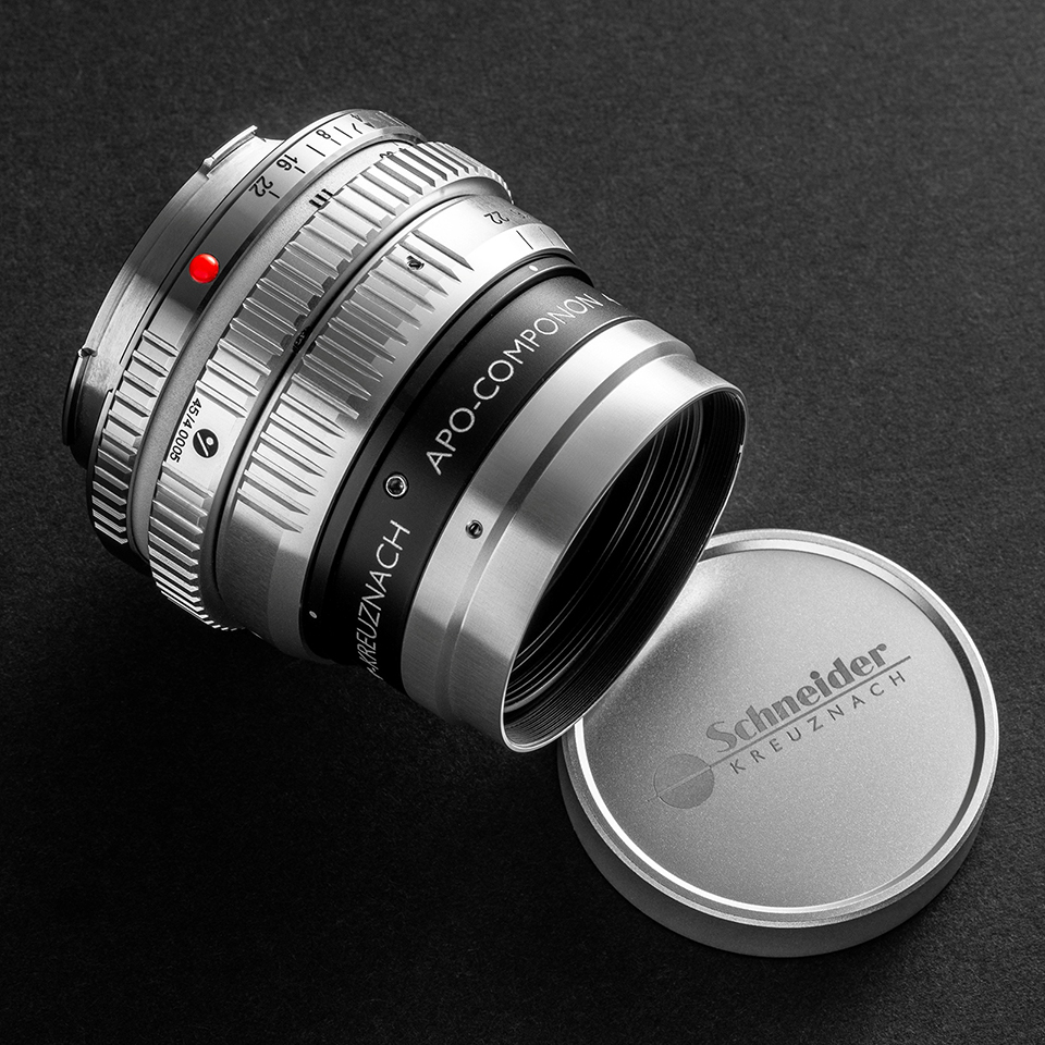 Schneider APO-Componon 45mm F4.0 Mマウント改・フード (L-E39-A) セット