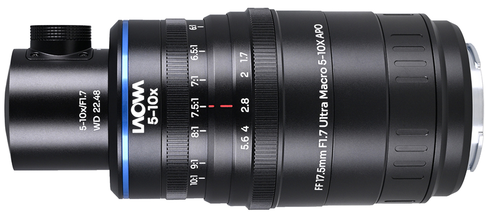超高倍率10倍のマクロズームレンズ「LAOWA Aksen 17.5mm F1.7 5-10x