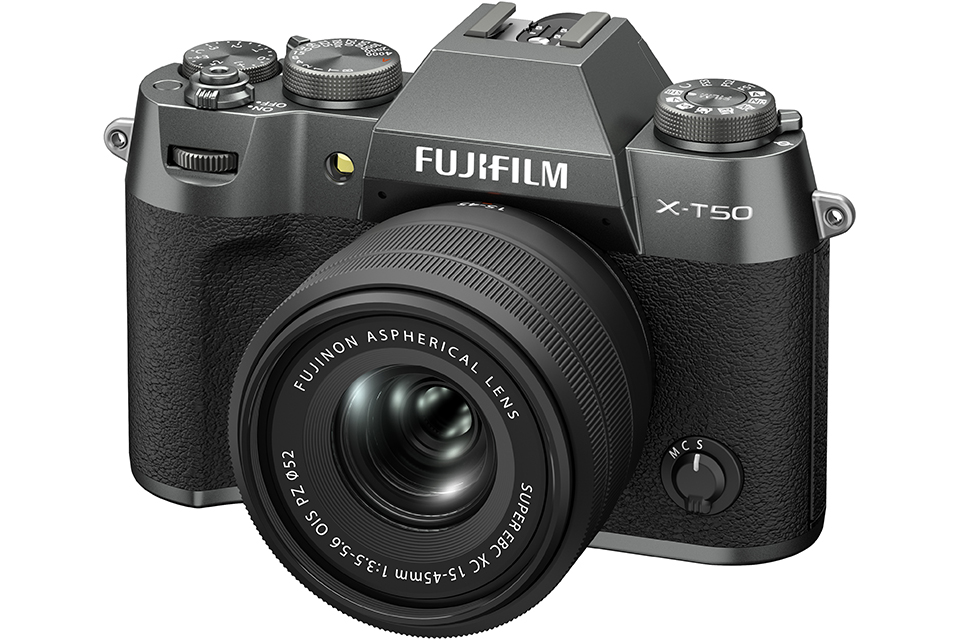 FUJIFILM X-T50 XC15-45mmレンズキット チャコールシルバー