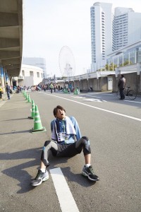 ↑上の写真では爽快感と達成感に溢れるゴールシーンも、最後の力を振り絞って撮影したもの。本当はこんな感じである。