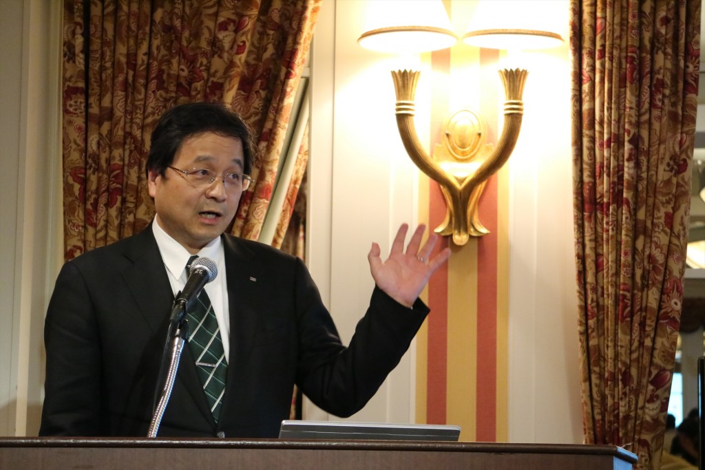 ↑ローランド上席執行役員 湯川純郎さん