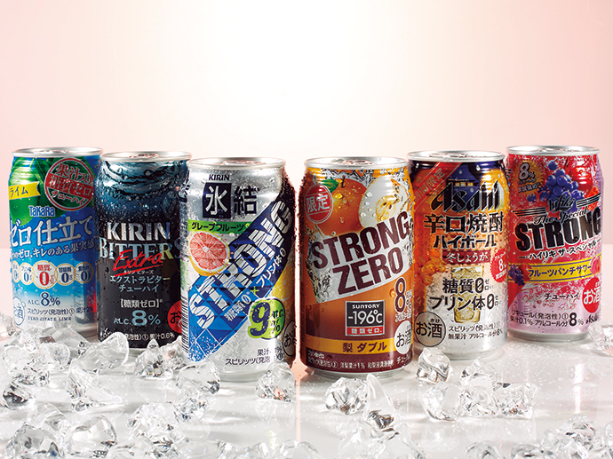 強めのアルコールで一気に酔える！ 「強アルチューハイ」注目の6ブランド