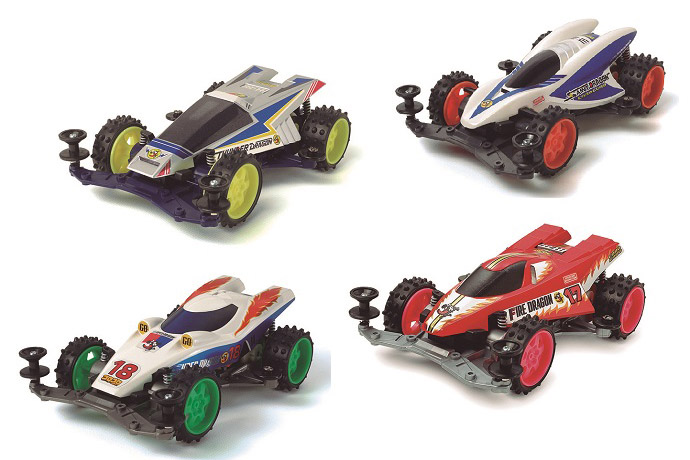 【ミニ四駆】「ラジコンボーイ」のドラゴンシリーズなどRCカーのJr.モデルが集結！