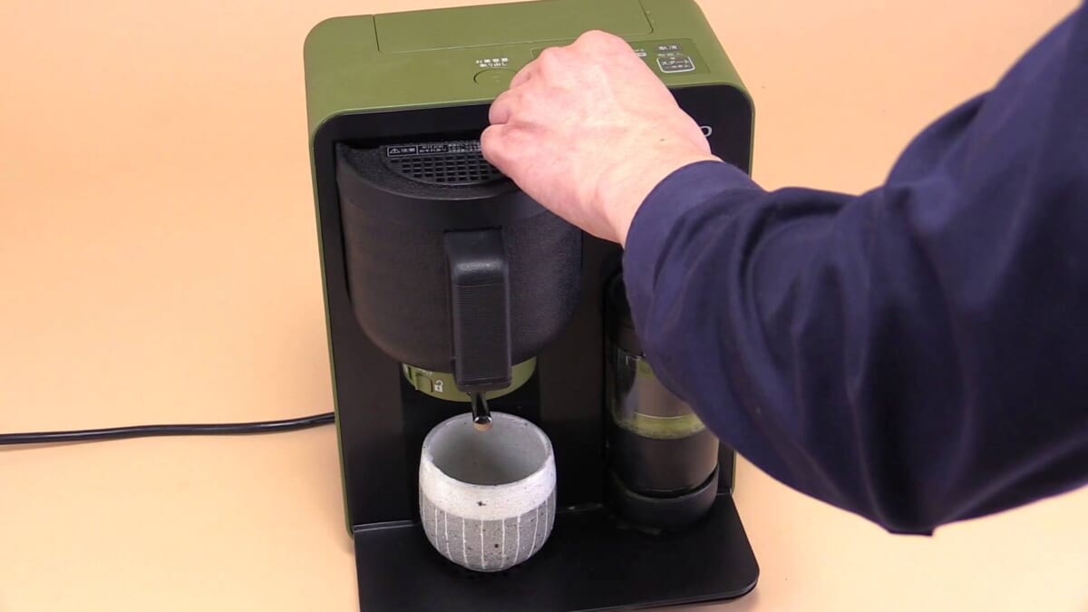お茶プレッソがこっそり（？）進化！　ぬる～いお茶は飲みやすい！