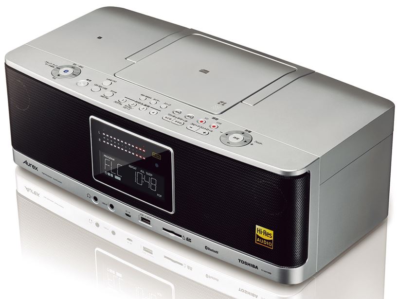 レトロデザインがインテリアに最強！ 往年ブランド「Aurex」を冠したハイレゾプレーヤー