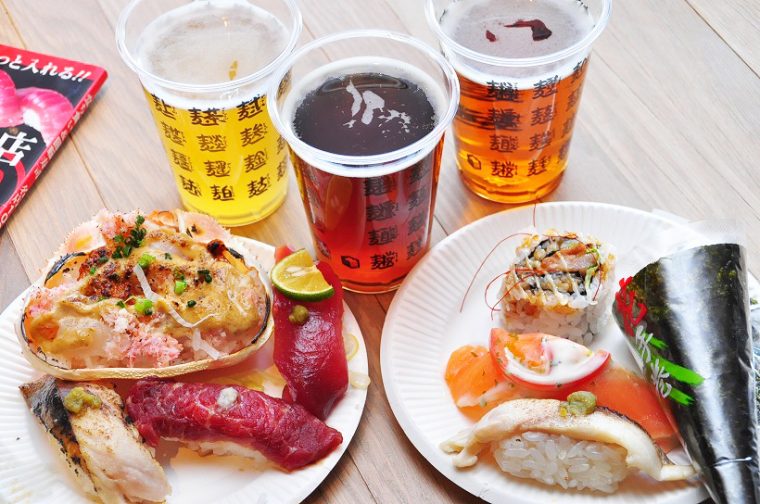 ↑「寿司フェス」にて
