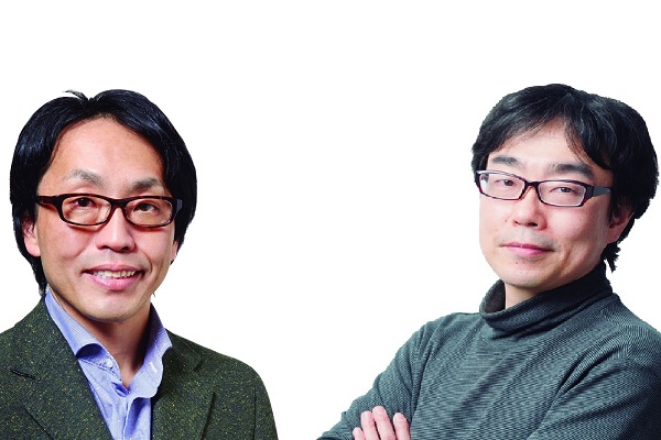 ↑比較を行なった吉田あたろうさん(左)、平島憲一郎さん(右)