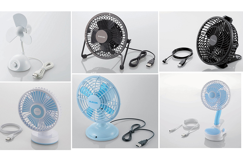 【ニュース】ビミョーに汗ばむ暑さにサラバ！　USB扇風機6モデルが早くも登場