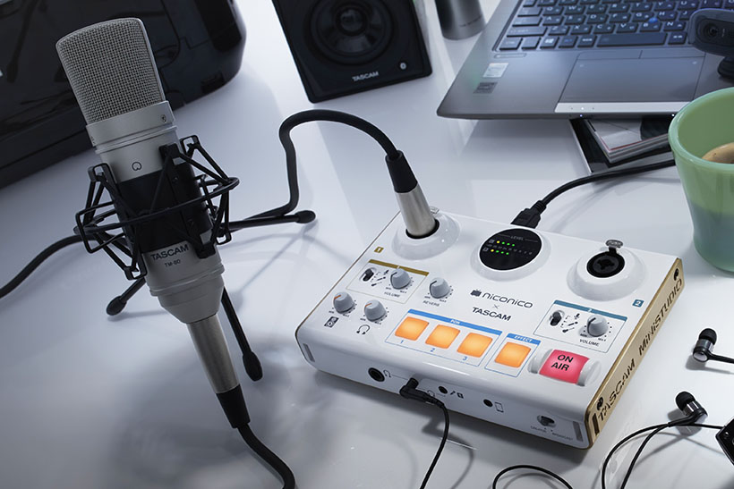 この春ユーチューバ―デビューしたい人にピッタリ! TASCAM「MiNiSTUDIO」に限定スペシャルパッケージ登場
