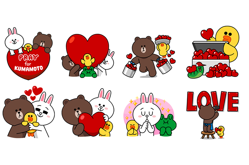 スタンプ購入で被災地を支援！　LINEが売上全額を寄付するドネーションスタンプを全世界で販売
