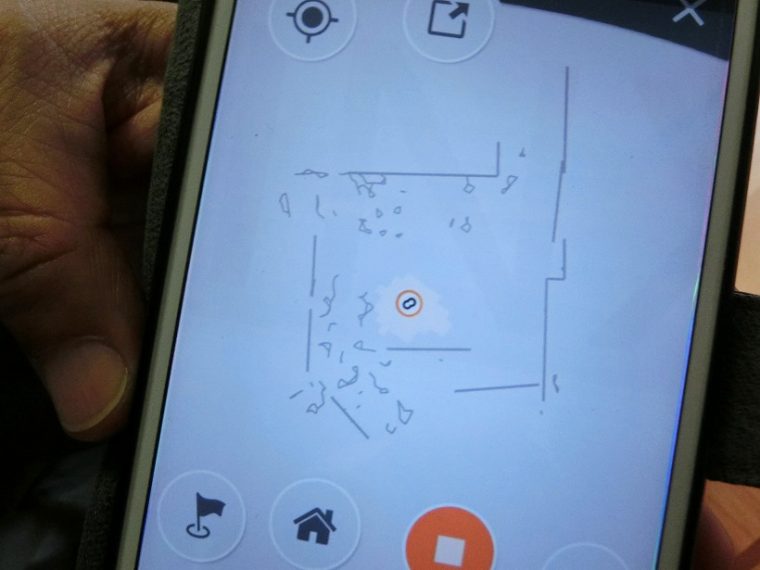 ↑スマホでのマップ画面。