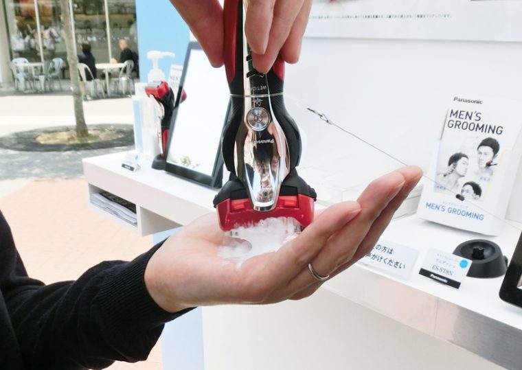 ↑洗顔剤などから手早く泡を作れる「泡メイキングモード」も搭載しています