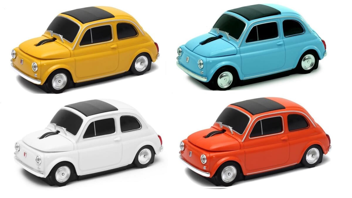これで味気ないデスクとおさらば! Fiat Oldの無線マウスはレトロ感がすごい