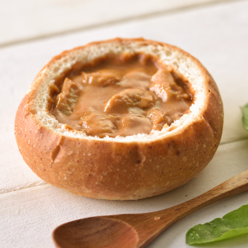 ↑こだわりスパイスのバターチキンカレーセット/1382円