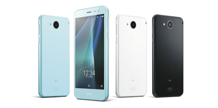 ↑長時間の電池持ちがウリのAQUOS U SHV35