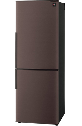 ↑シャープ SJ-PD27B(実売価格7万1060円)。271ℓの大容量で、102ℓのケース式ボトムフリーザーも装備しています