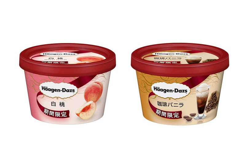 【食べ逃し厳禁】ハーゲンダッツの夏の限定味は「白桃」と「珈琲バニラ」! 期間限定で7月12日より順次発売
