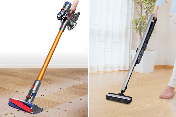 【スティック掃除機4大モデル比較】細かい使い勝手が購入するときのキモ！