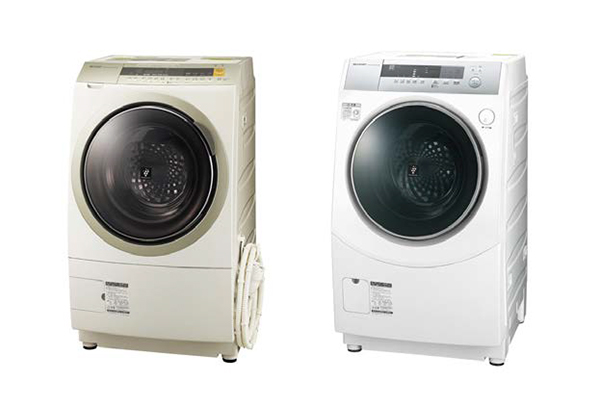 ↑左:ES-ZP1-NL(ゴールド系・左開き) 右:ES-ZH1-WL(ホワイト系・左開き)