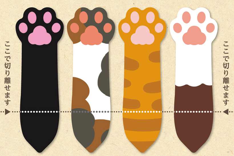 猫の肉球がふせんになった!? 思わず笑顔になる「猫ちゃんグッズ」6選