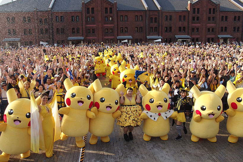 今年も横浜がピカチュウだらけに! 「ピカチュウ大量発生チュウ」のびしょ濡れイベントには渡辺直美が登場
