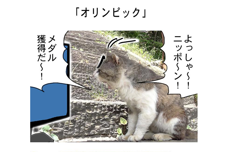 連載マンガ「田代島便り 出張版」 第8回「オリンピック」