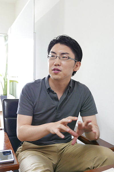 ↑「個人の作曲家を応援していきたい」と熱っぽく語っていたのが印象的だ