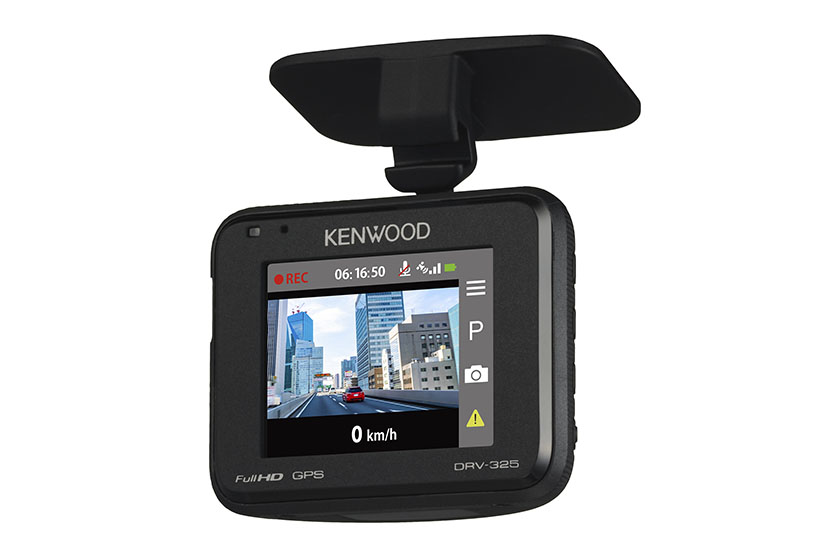 20%小型化で日常使いに最適なドライブレコーダー　ケンウッド「DRV-320/325」
