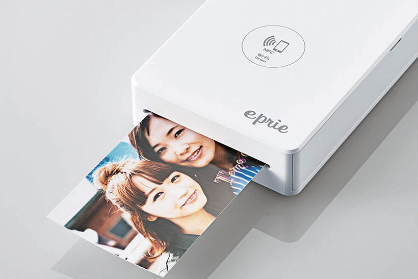スマホ de チェキに続け! エレコムからもスマホ用ワイヤレスフォトプリンター「 eprie（エプリー）」が登場