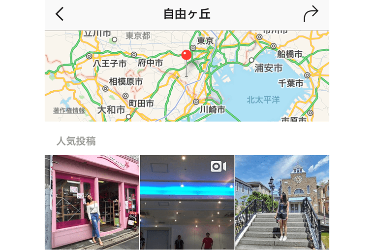 【インスタグラム使い方講座】位置情報ってこんなに便利! 活用すれば時事ネタまでリサーチできる