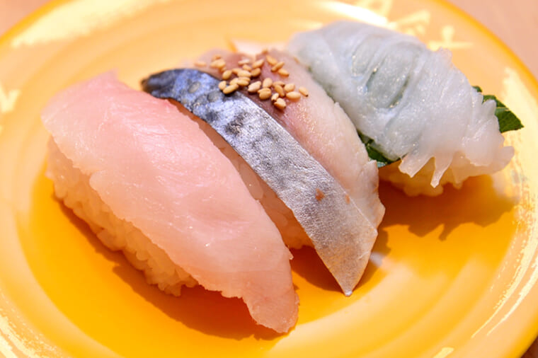 ↑にぎり3貫 120円(+税)