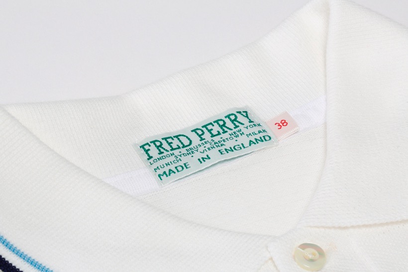 ↑「M53」のタグには「MADE IN ENGLAND」の刺繍が。誕生以来、イングランド製にこだわっています