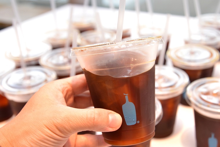 ↑コールドブリューは540円。深みがあるものの、きわめてスッキリとした味わいです