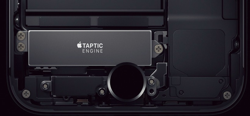 ↑Tapticエンジンが内蔵され、振動で“押し込み感”を再現する