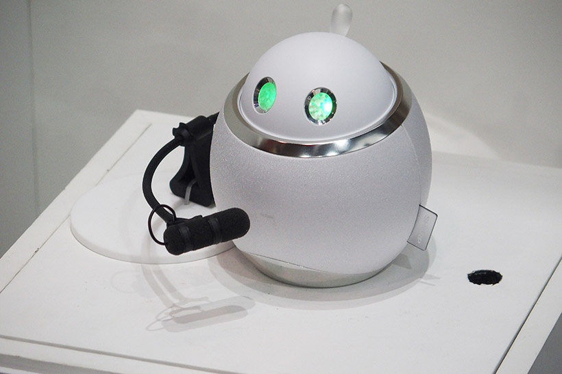 ↑音声でコミュニケーションできる
