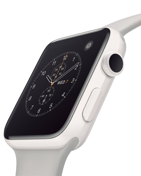 Apple Watch Edition ホワイトセラミックケースとクラウドスポーツバンド 13万5864円(38㎜) 14万1264円(42㎜)